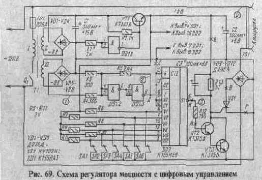 Тринисторные регуляторы мощности